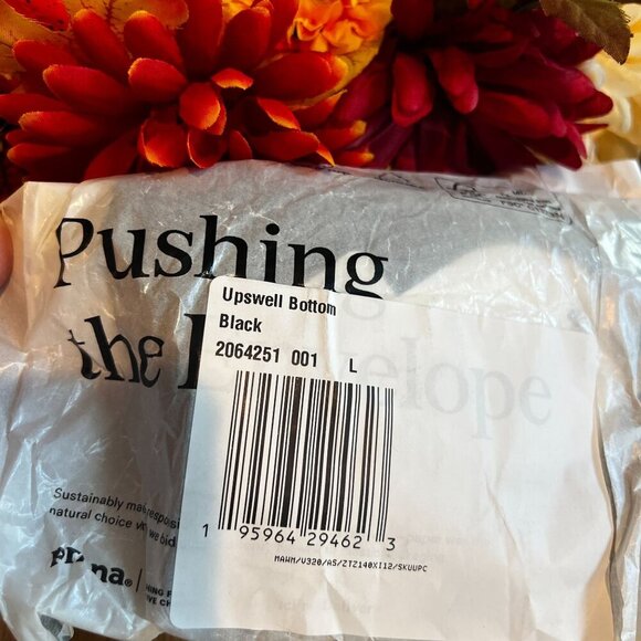 prAna Womens Upswell Swimsuit Bottom LARGE in Black UPF 50+ - Picture 3 of 3